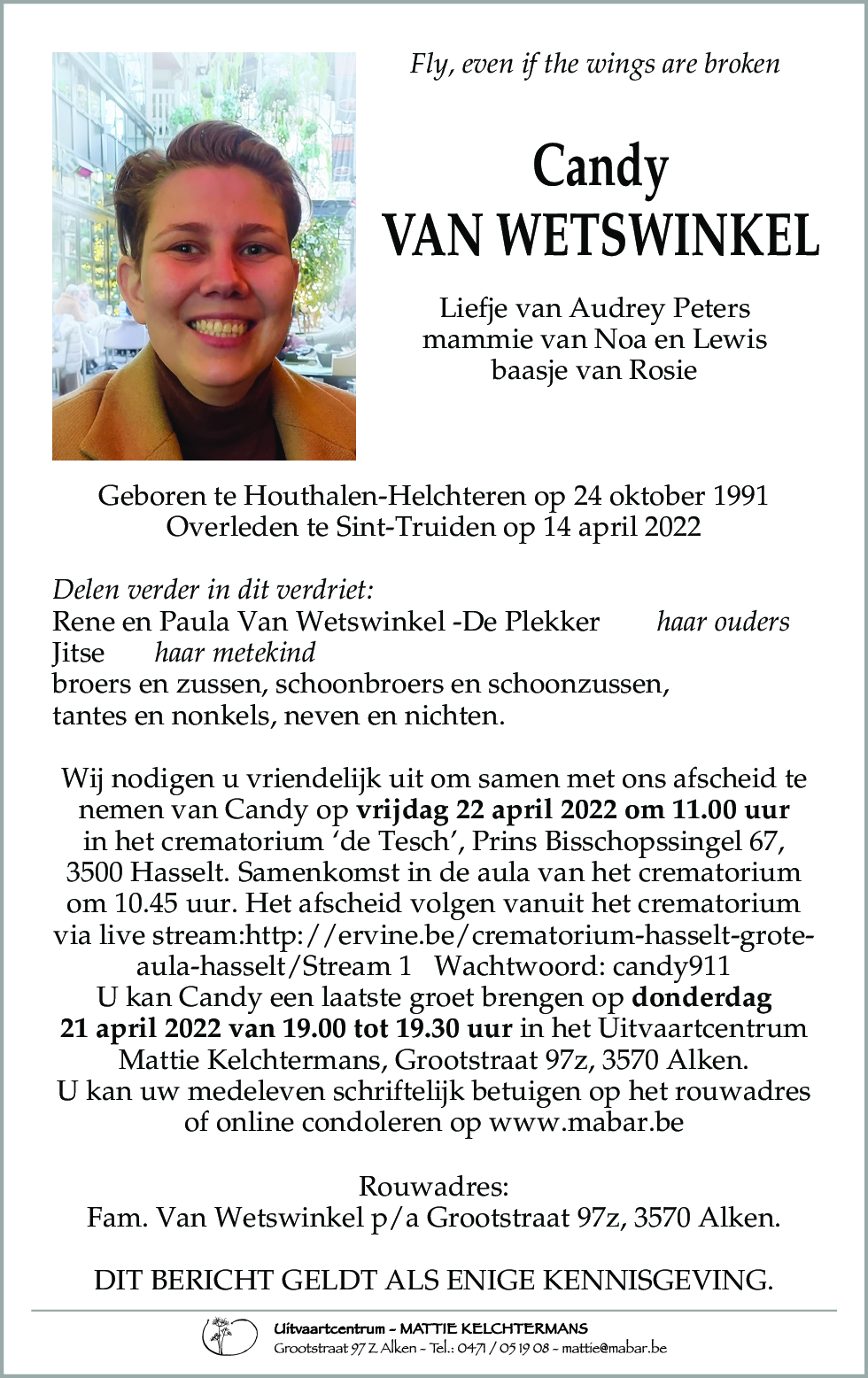 Candy Van Wetswinkel