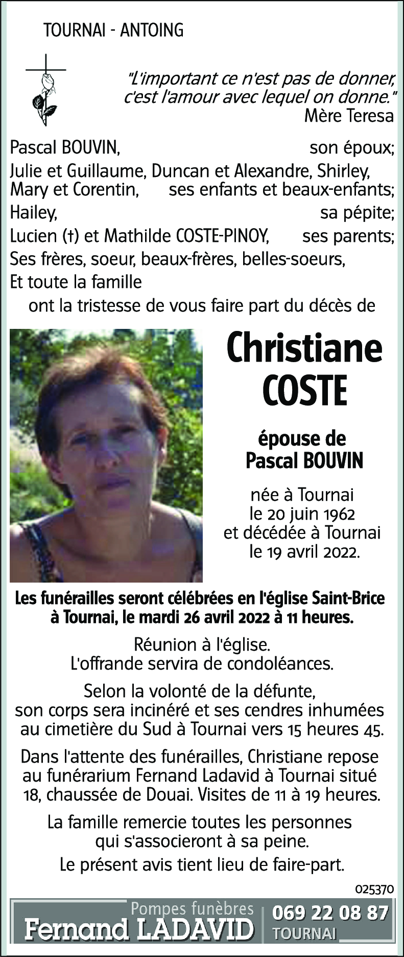Christiane COSTE