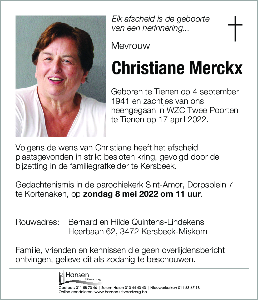 Christiane MERCKX