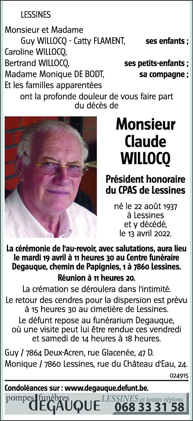 Claude WILLOCQ