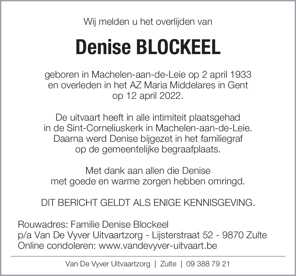 Denise Blockeel