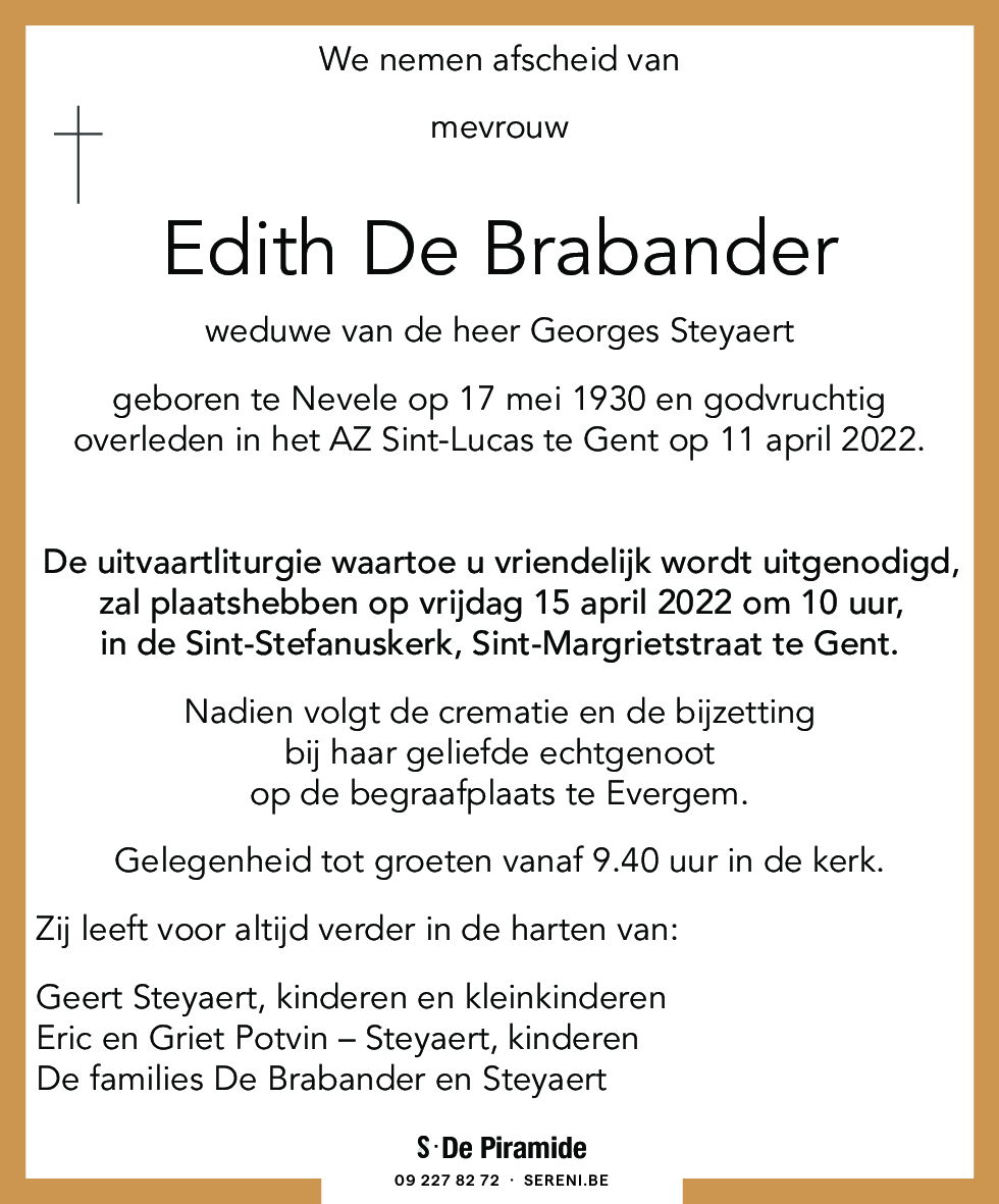 Edith De Brabander
