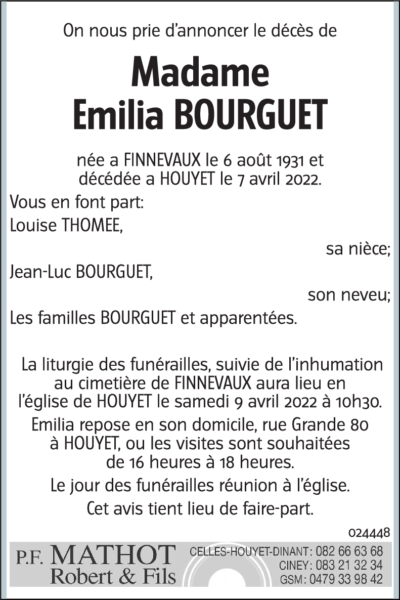Emilia BOURGUET