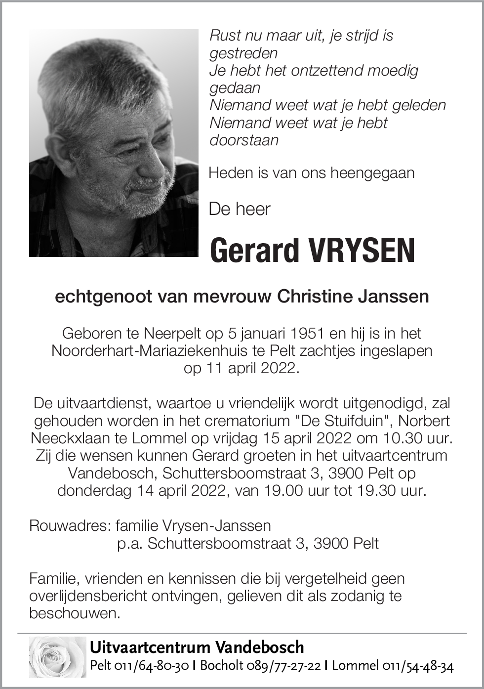 Gerard Vrysen