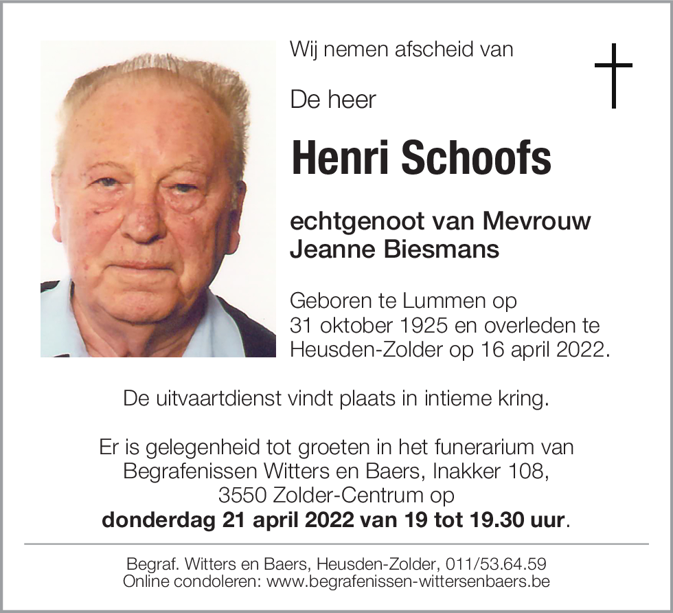 Henri Schoofs