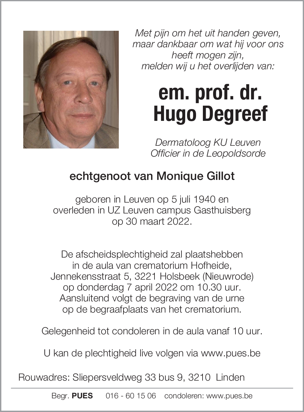 Hugo Degreef