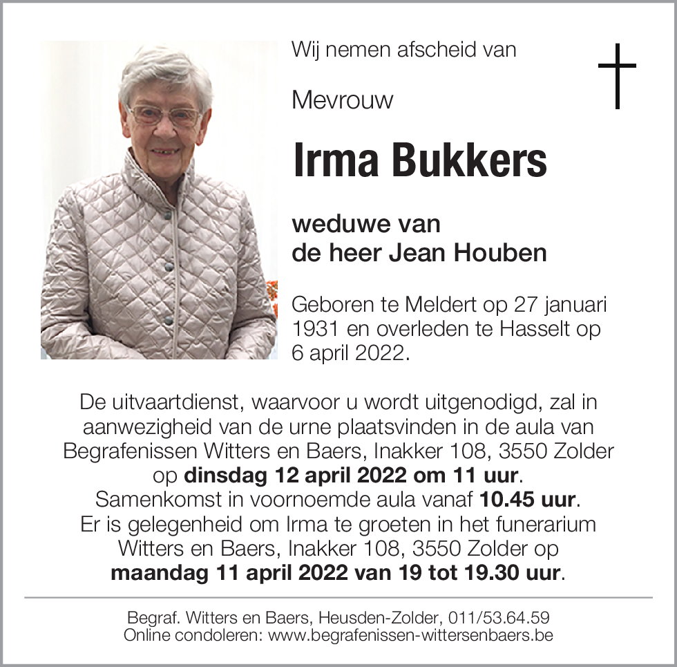 Irma Bukkers