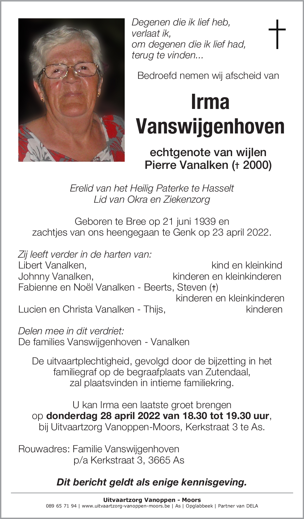 Irma Vanswijgenhoven