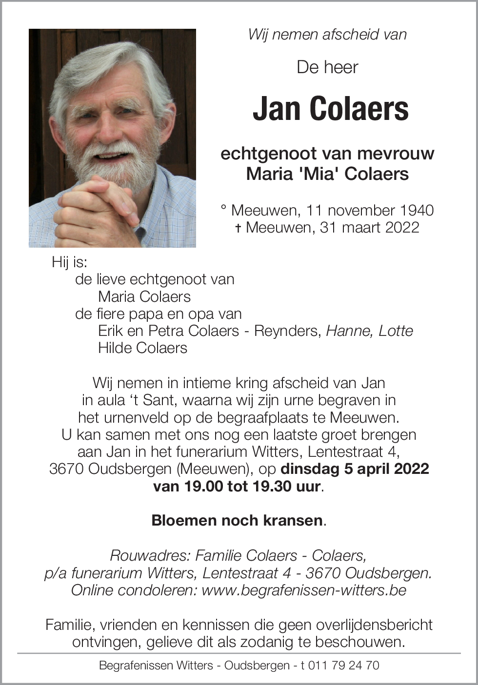 Jan Colaers