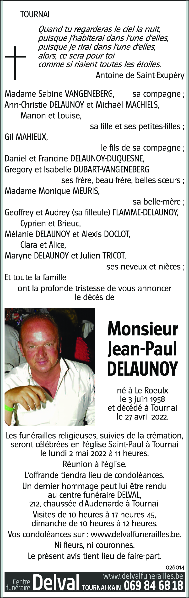 Jean-Paul DELAUNOY