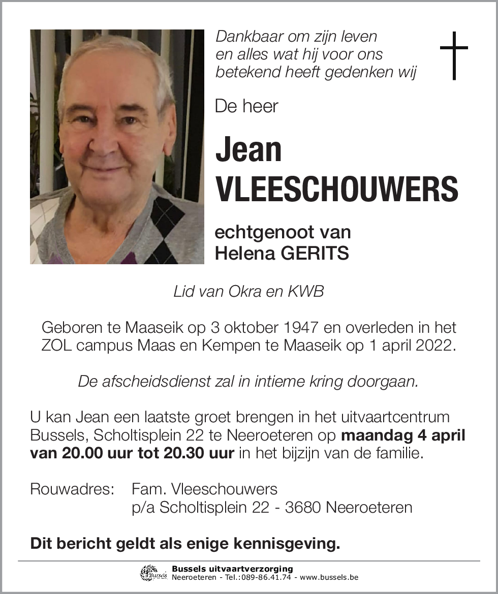 Jean VLEESCHOUWERS