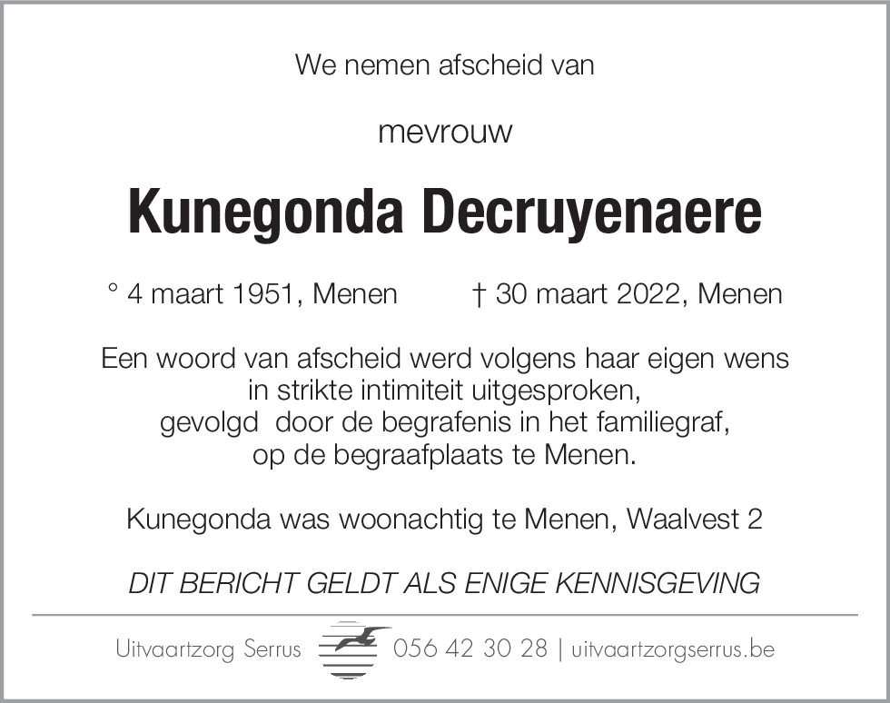 Kunegonda Decruyenaere