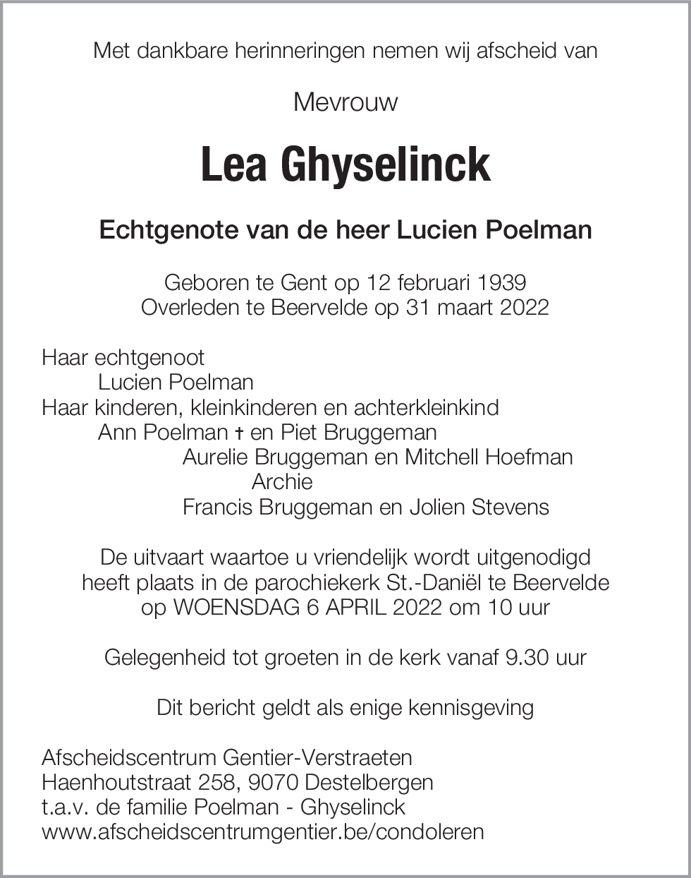 Lea Ghyselinck