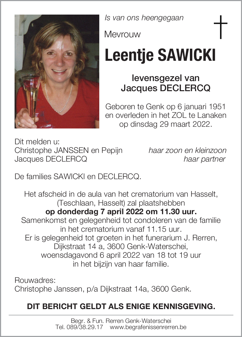 Leentje SAWICKI