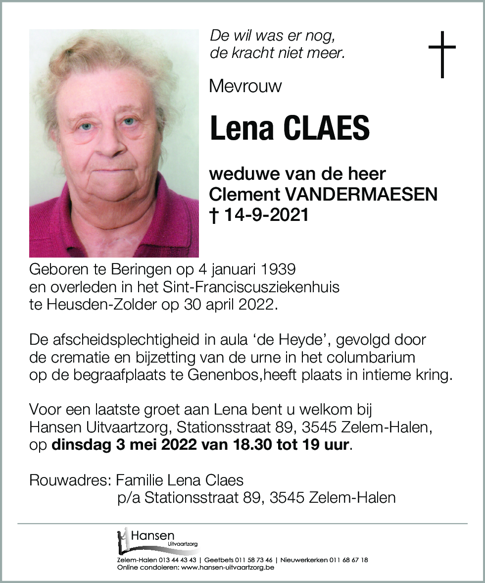 Lena CLAES