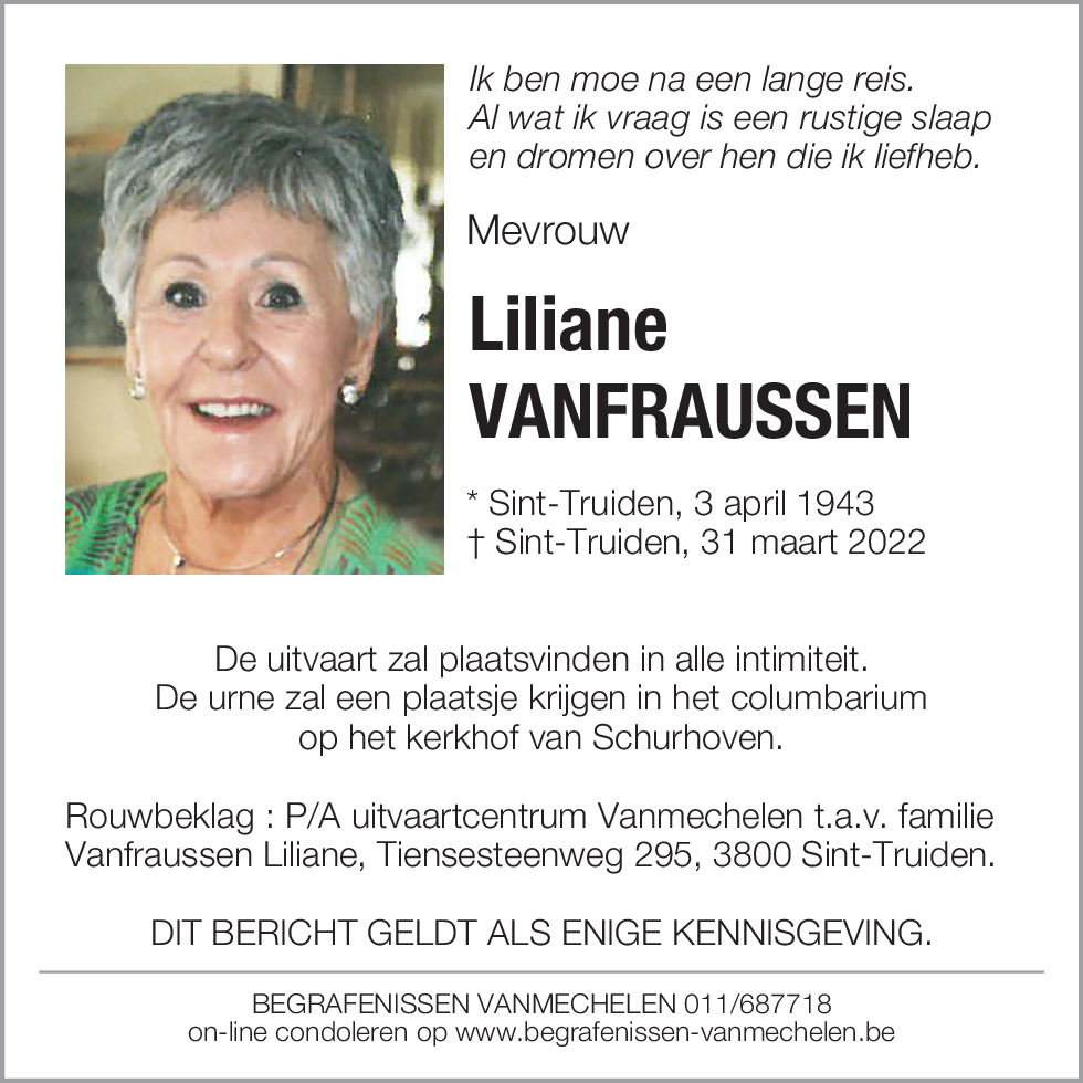 Liliane Vanfraussen