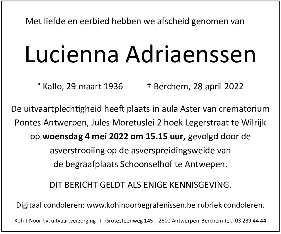 Lucienna Adriaenssens