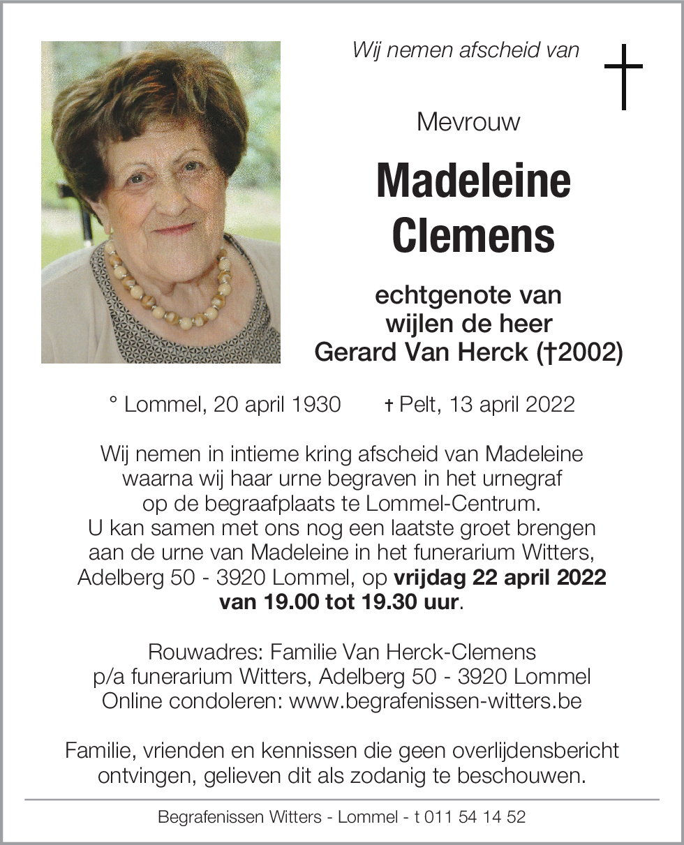 Madeleine Clemens