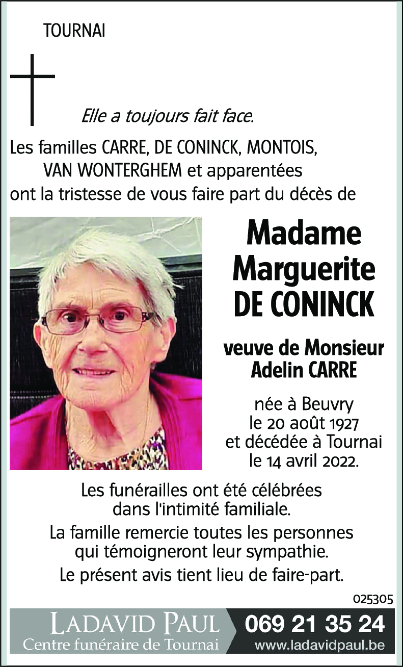 Marguerite DE CONINCK