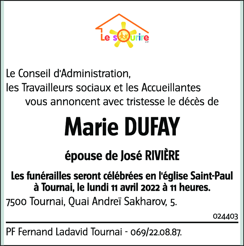 Marie DUFAY