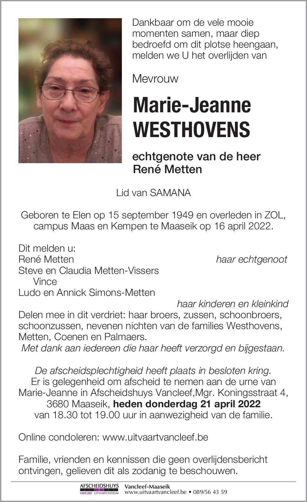 Marie-Jeanne Westhovens