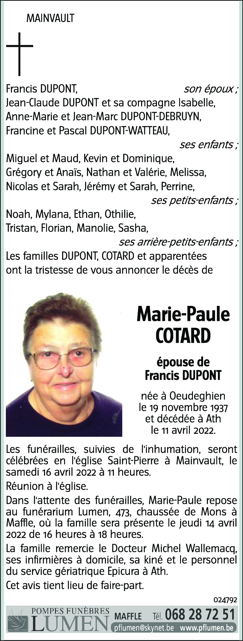 Marie-Paule COTARD