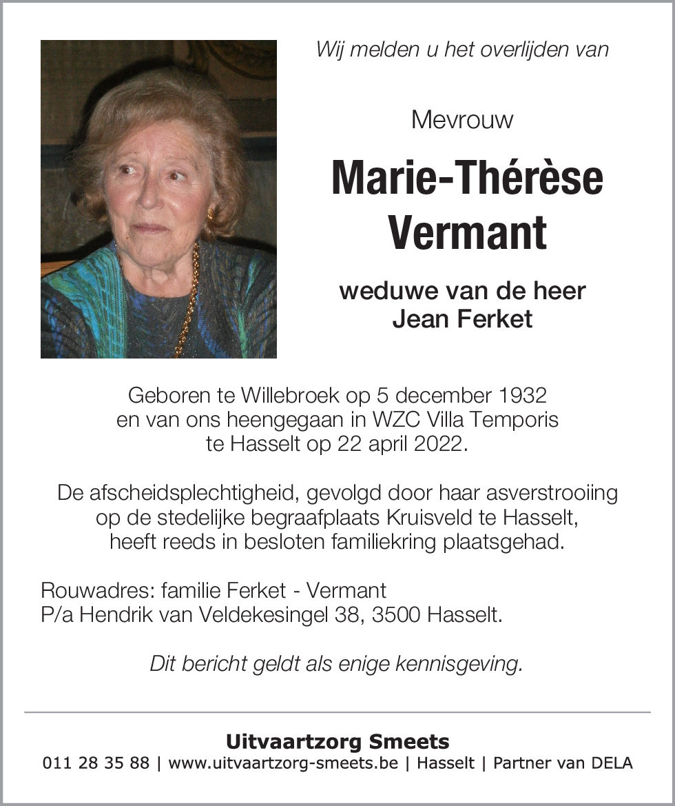 Marie-Thérèse Vermant