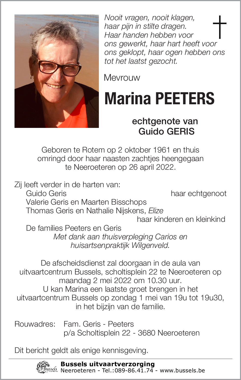 Marina PEETERS