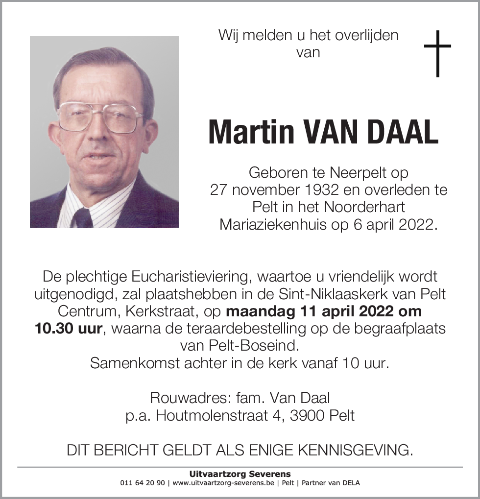 Martin Van Daal