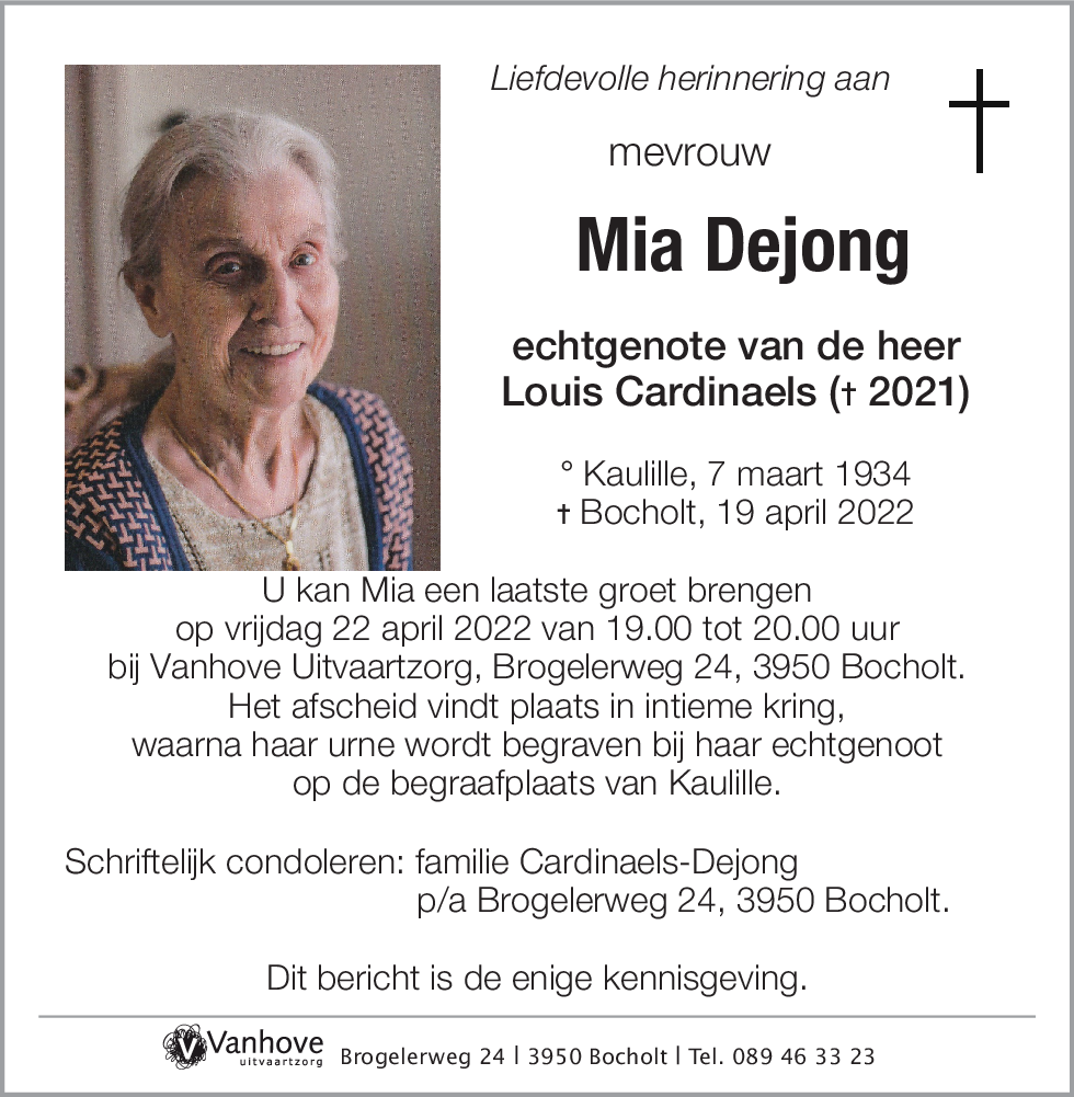 Mia Dejong