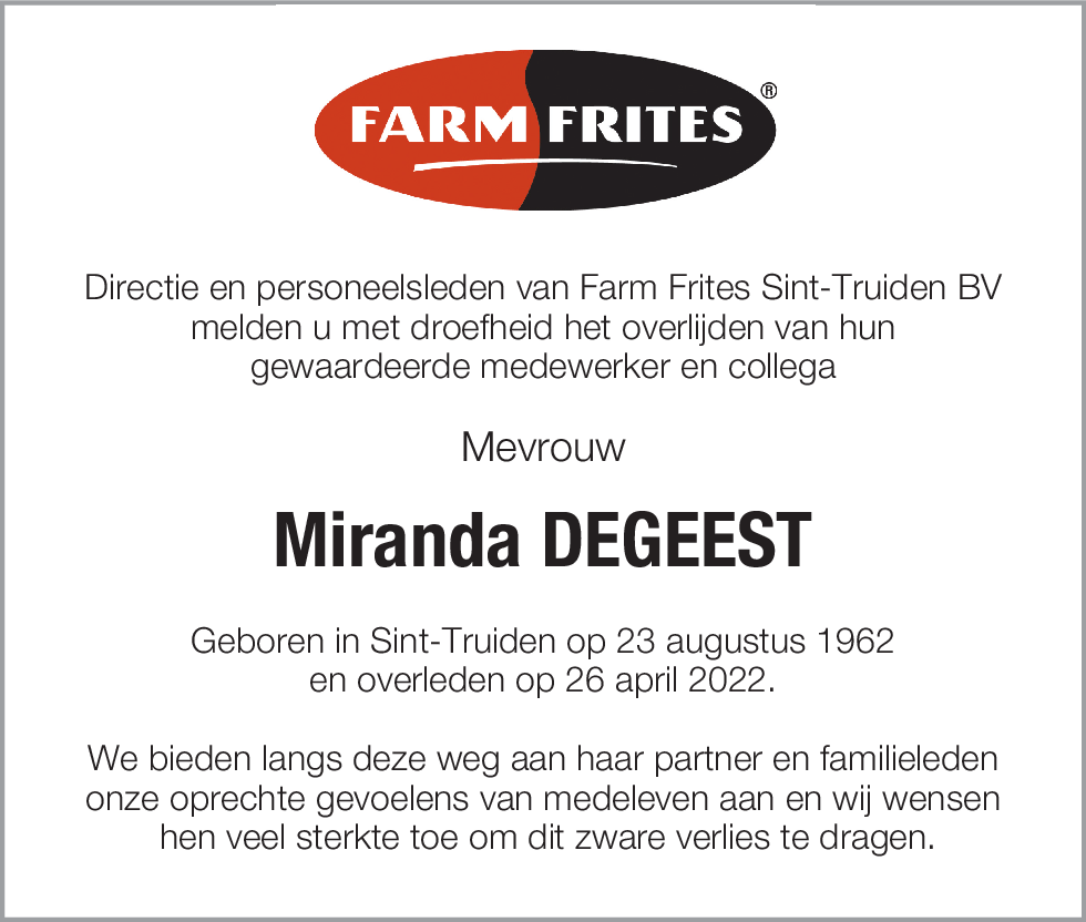Miranda DeGeest