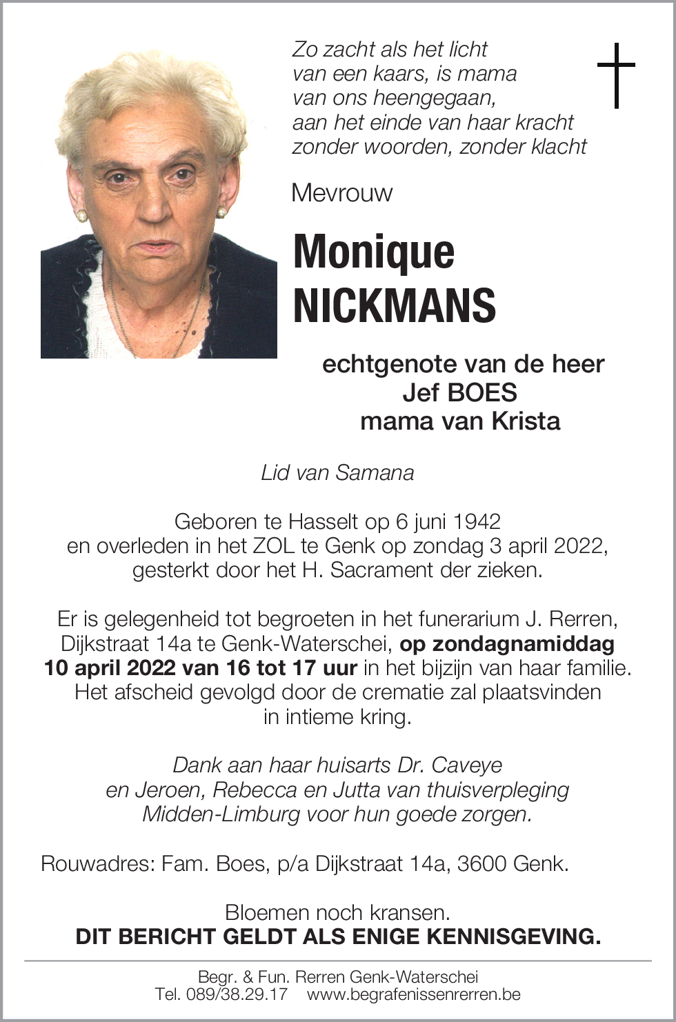 Monique NICKMANS