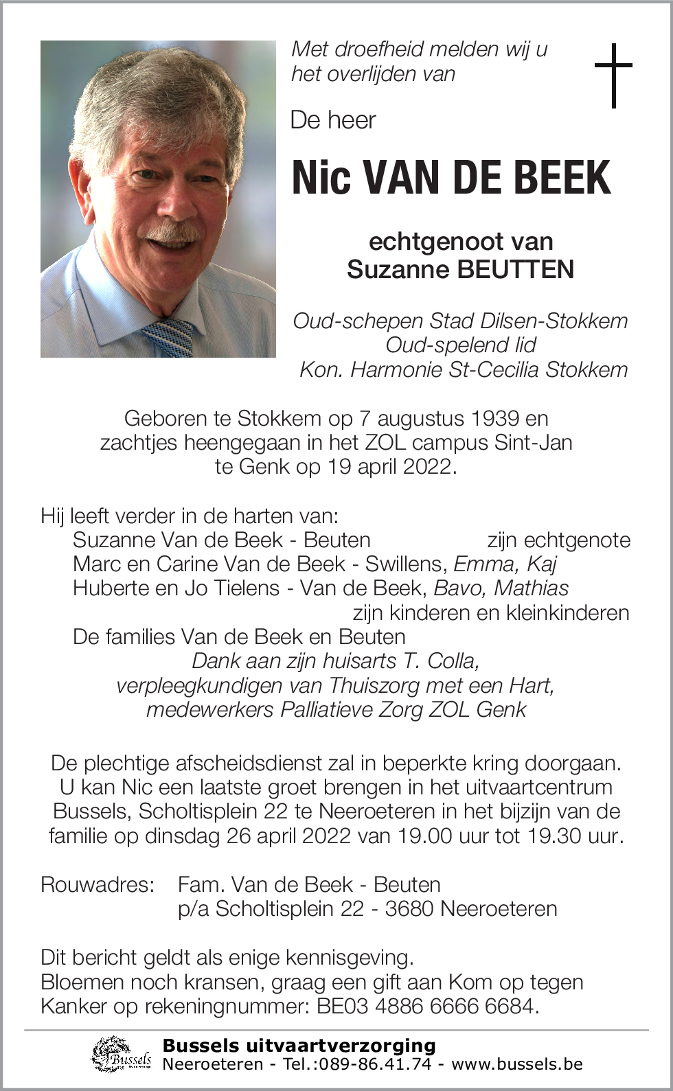 Nic VAN DE BEEK