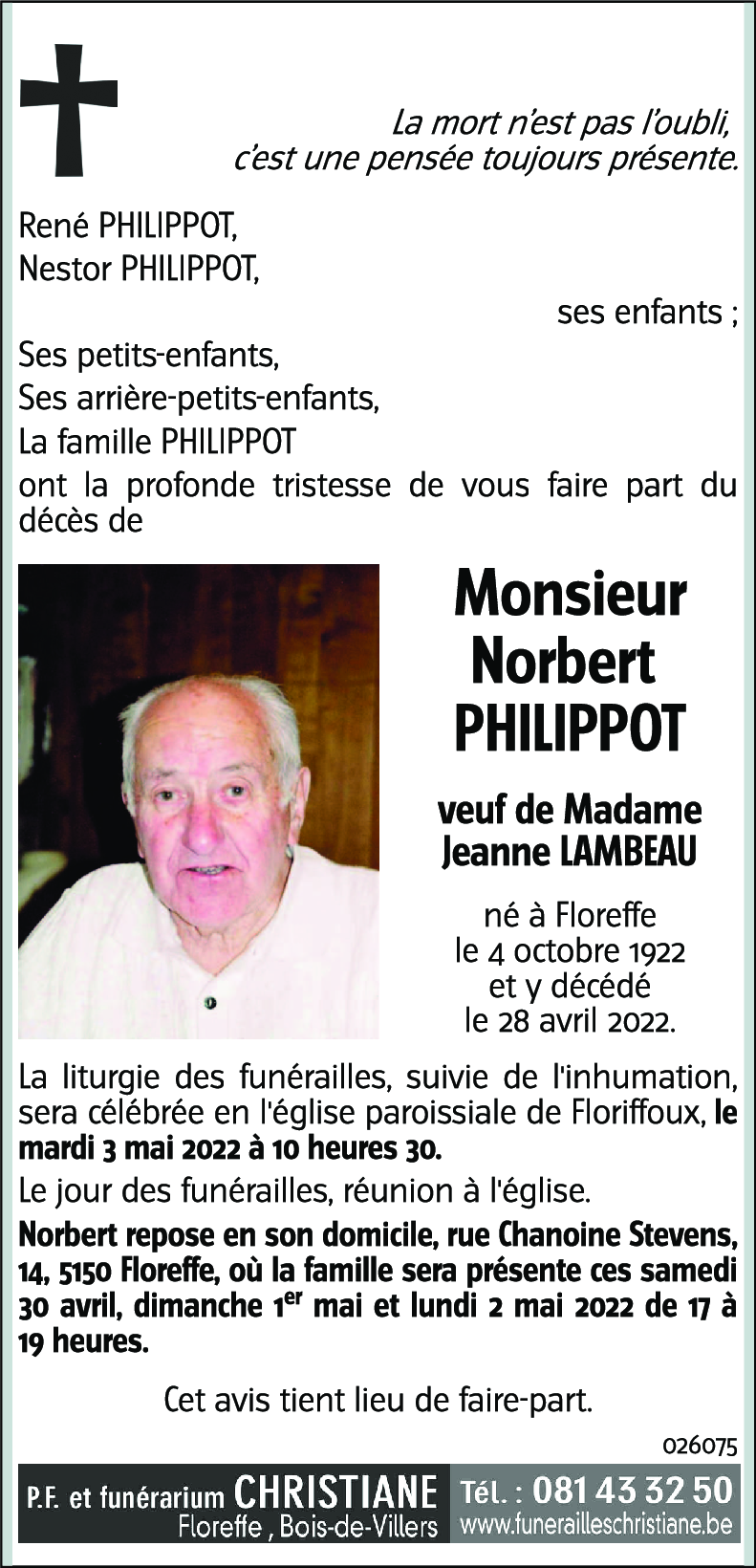 Norbert PHILIPPOT