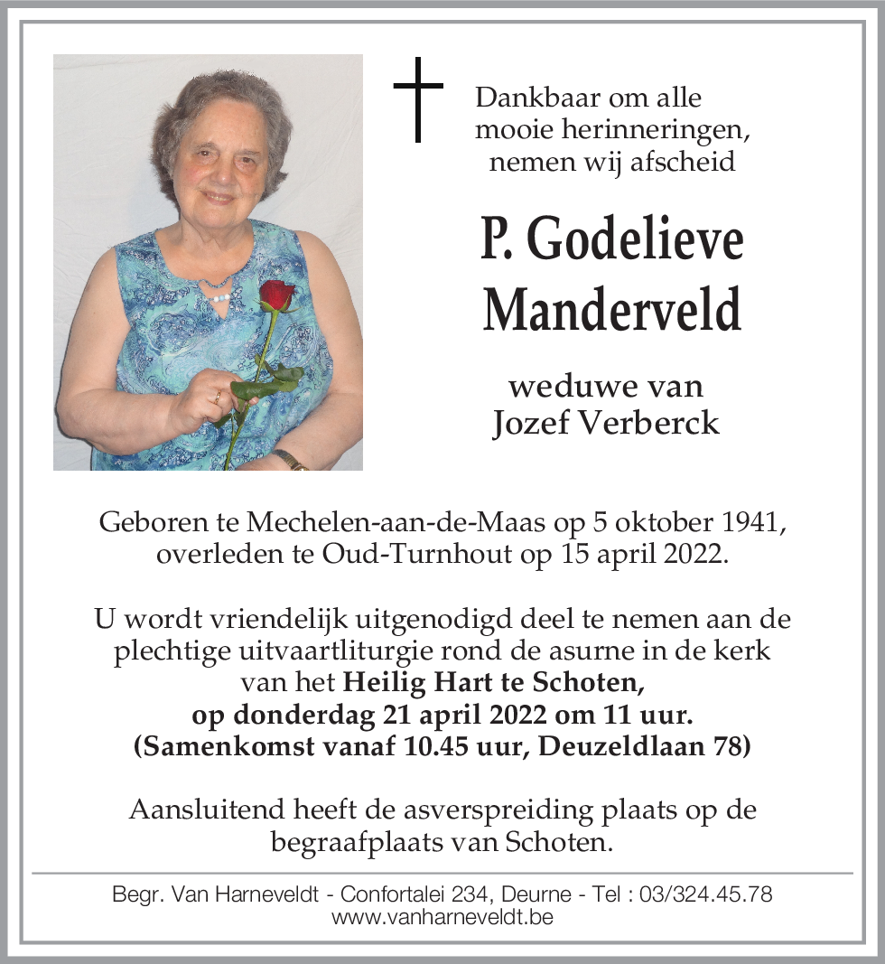 P. Godelieve Manderveld