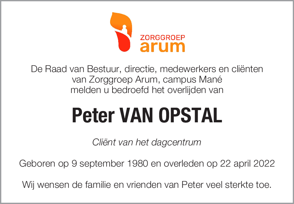 Peter Van Opstal