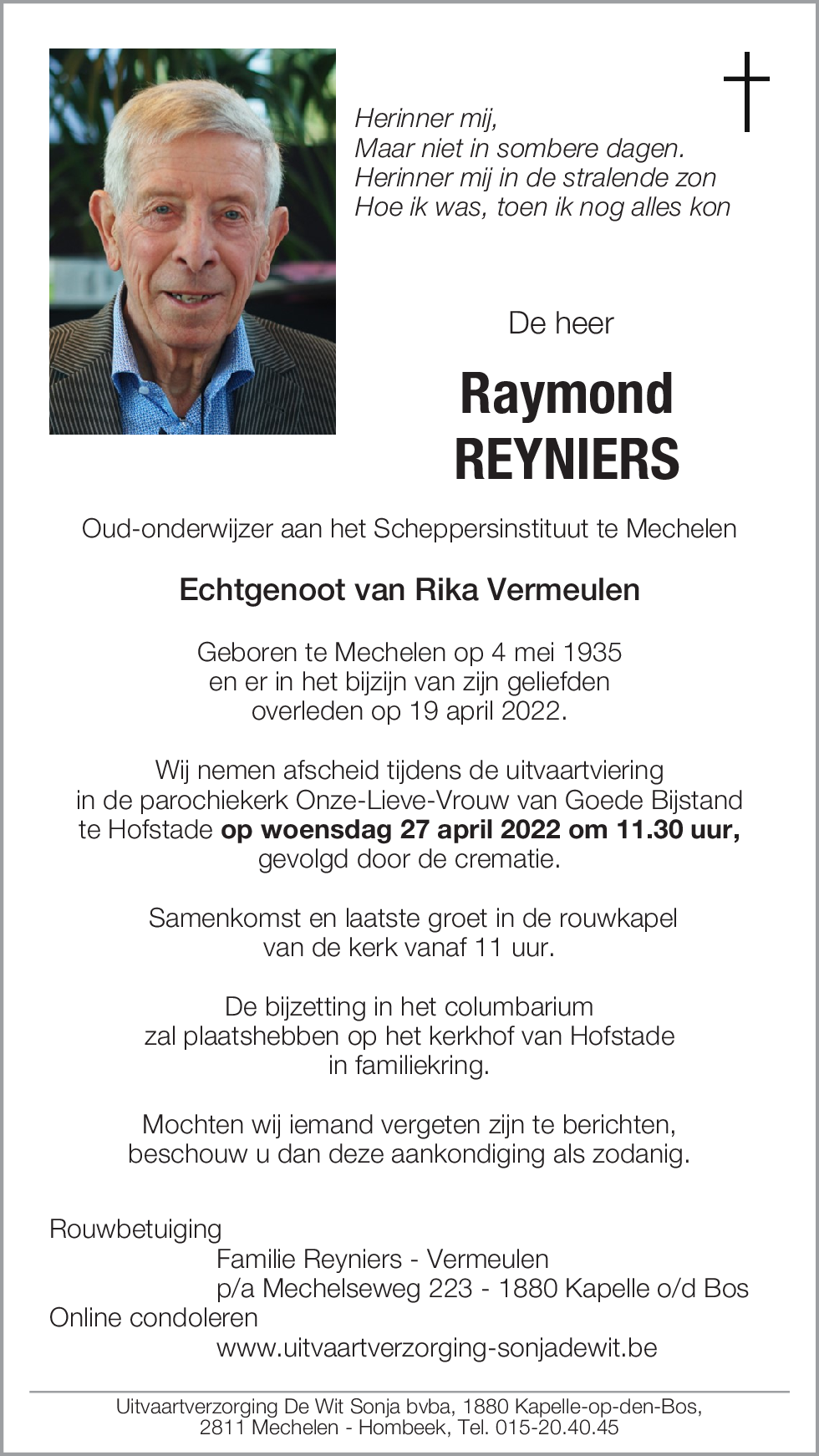 Raymond Reyniers