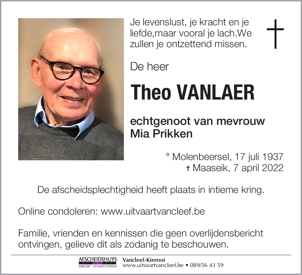 Theo Vanlaer