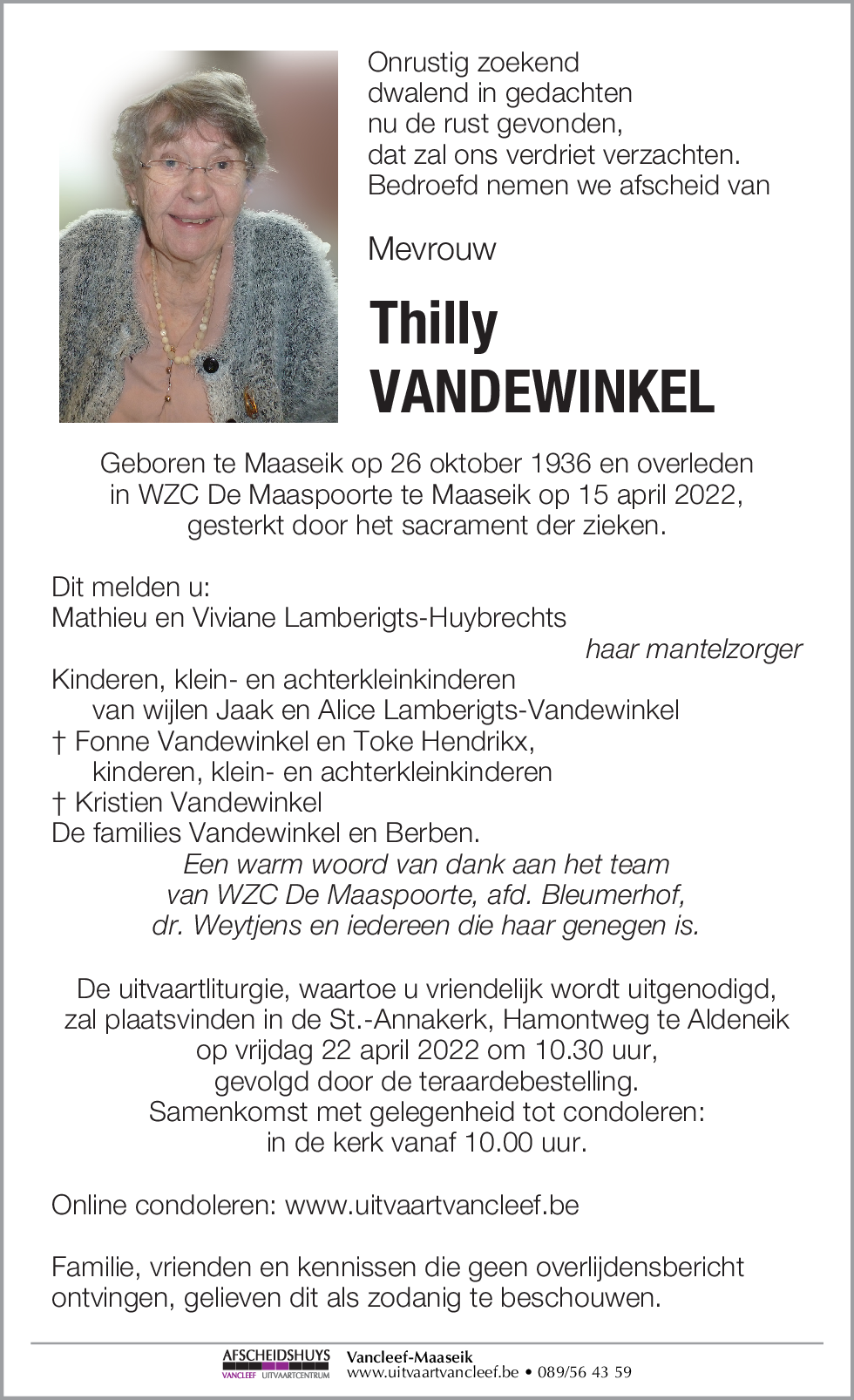 Thilly Vandewinkel