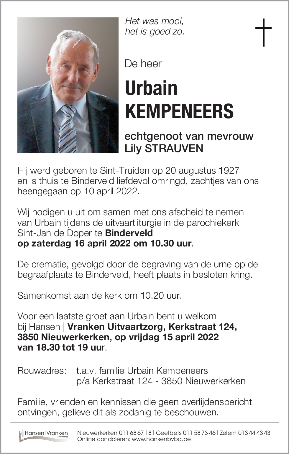 Urbain KEMPENEERS