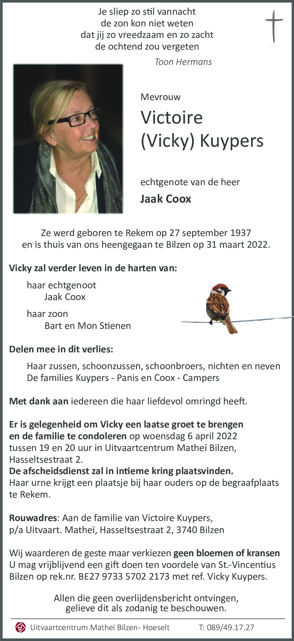 Victoire Vicky Kuypers