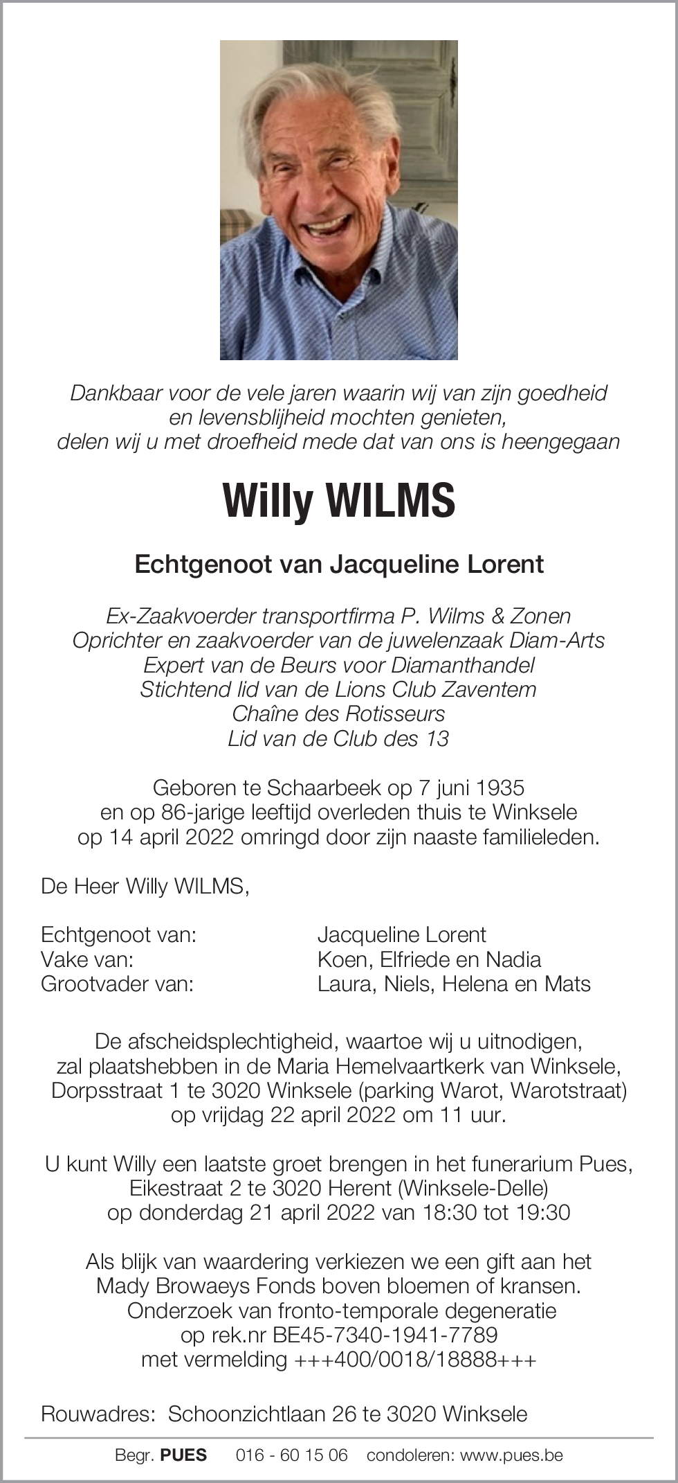 Willy Wilms