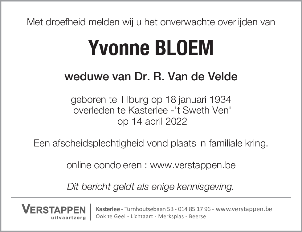 Yvonne Bloem