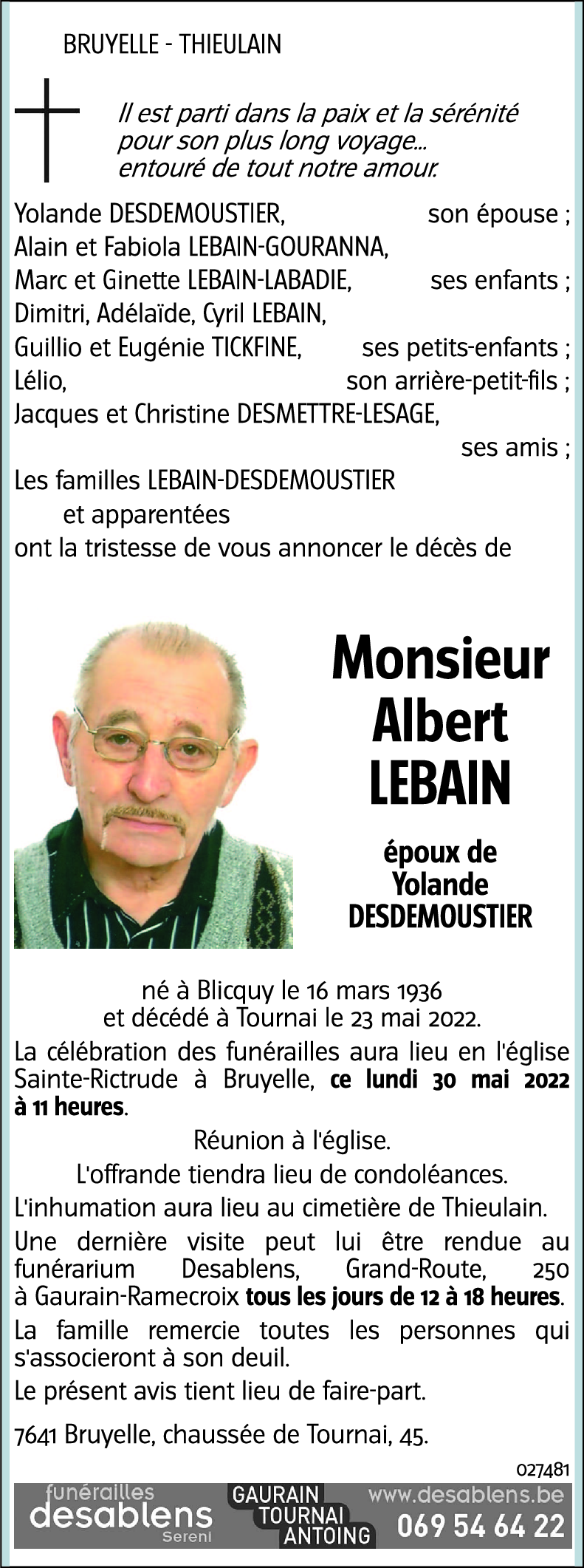 Albert LEBAIN