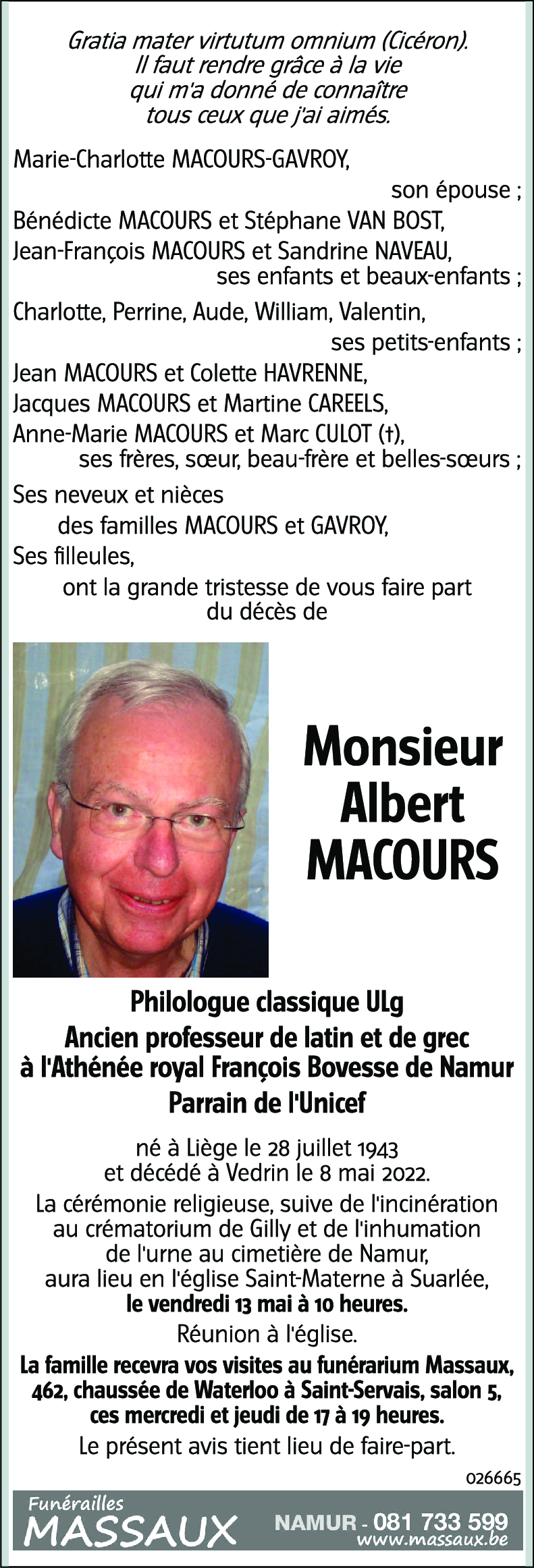 Albert MACOURS