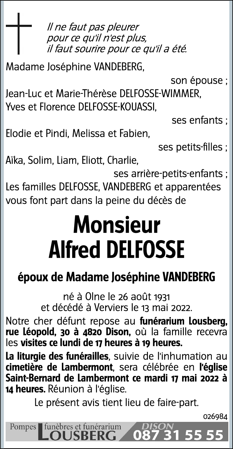 Alfred DELFOSSE