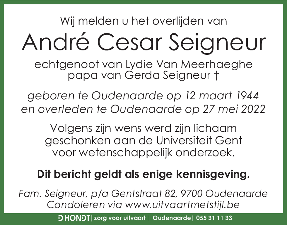 André Cesar Seigneur