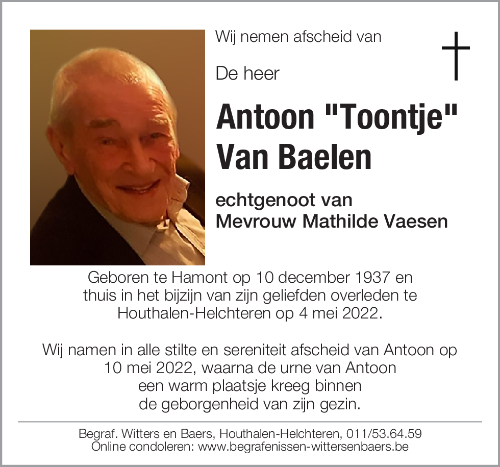 Antoon Van Baelen