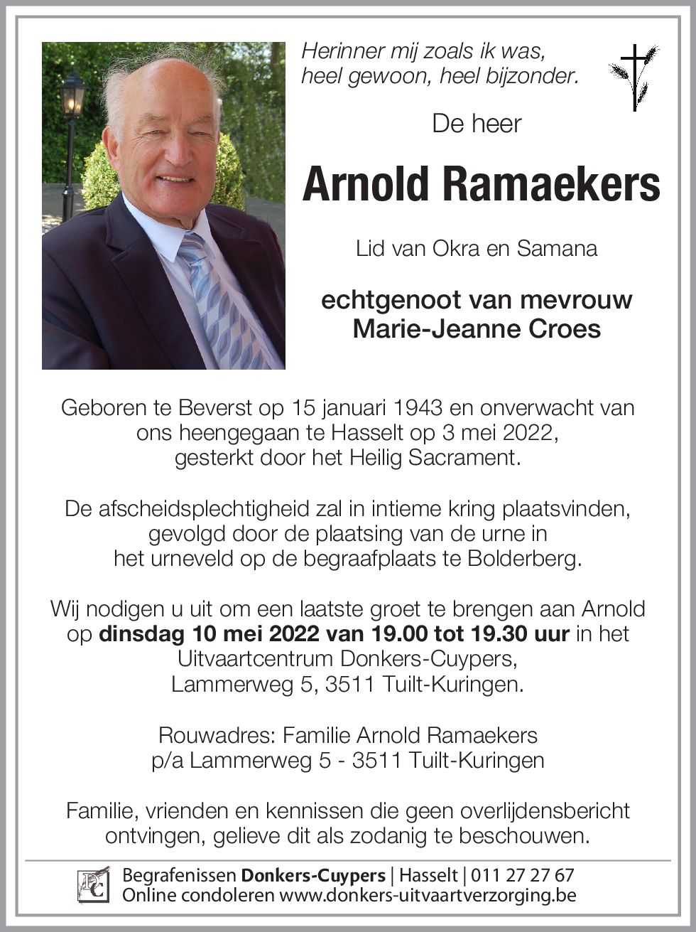 Arnold Ramaekers