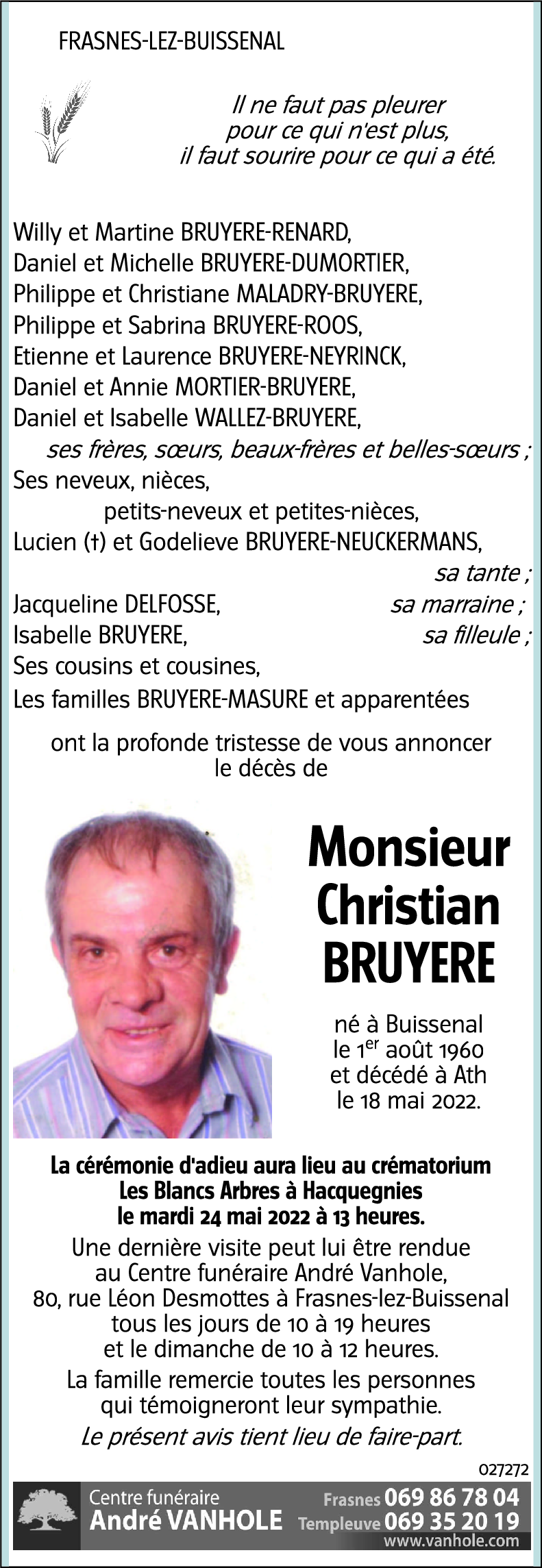 Christian BRUYERE